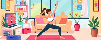 Aplicativos de Fitness: Os Top 7 para Treinar em Casa